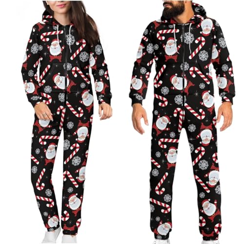 Binienty Men's Women's Non-Footed Solid Color Onesie Pajamas Jumpsuit for Adults4