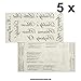 5 x Daddy's Card - Princess, Yes Daddy, Property of Daddy - Temporary Fetish Daddy Girl Tattoo Set (5)