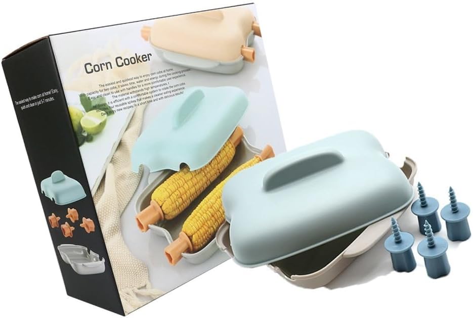 Convenient Microwaveable Corn Steamer With Fast Heating Technology Using High Quality PP Plastic Corn Steaming Box