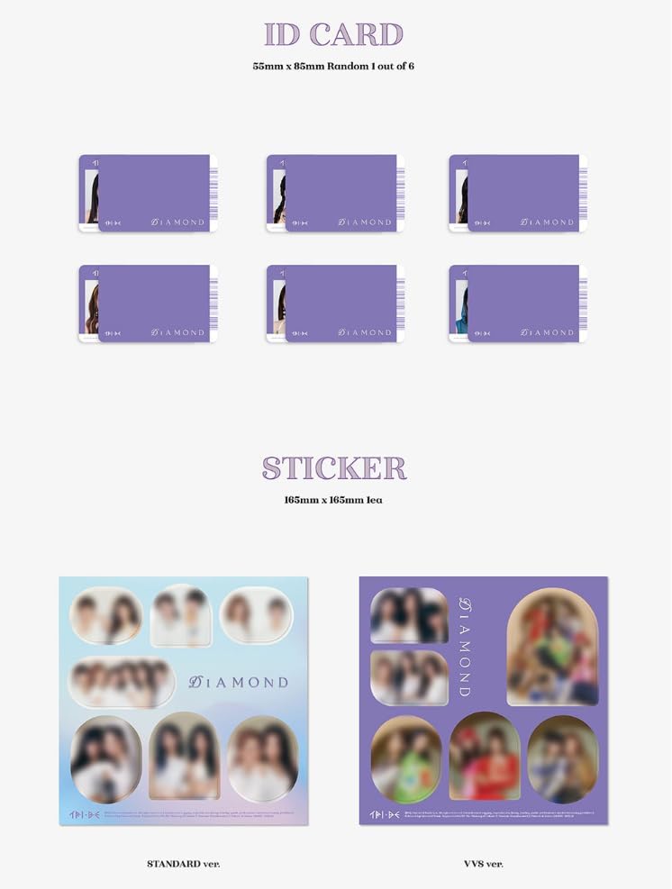 Miniatura 8 de TRI.BE Diamond 4 álbum sencillo (VVS)