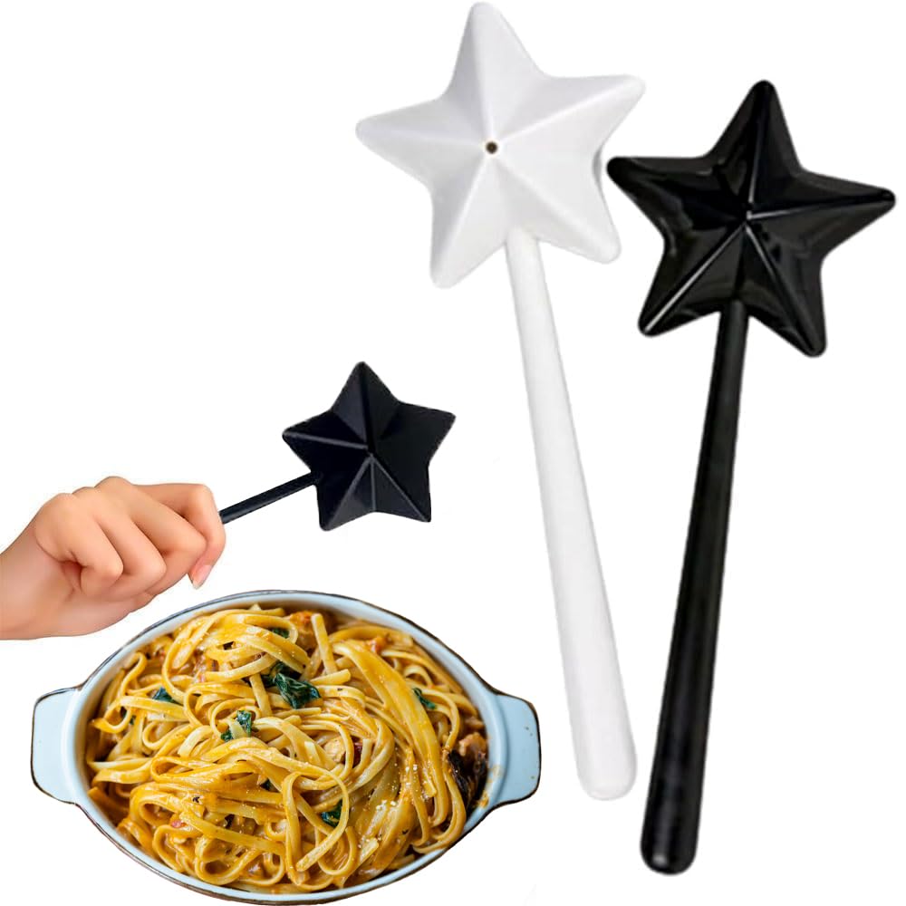 2 Pcs Salt and Pepper Shaker Magic Wands Duo Salt, Salt and Pepper Shakers, Salt and Pepper Wand Shakers Salt and Pepper Shaker Magic Wands Duo Salt/Pepper, Black & White