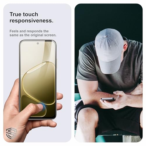 Image of Military-Grade Gorilla Tempered Glass For Oppo A6 Pro, A6x 5G, A6x 4G and Oppo A6s (6.75 Inch) With Installation Kit | Edge to Edge Coverage | Black