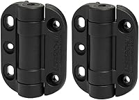 Safetech TopKlik SHG-90L Black Self-Closing Heavy Duty Gate Hinges - Adjustable Tension, Pool Safety for Aluminum Gates Up to 90 lbs