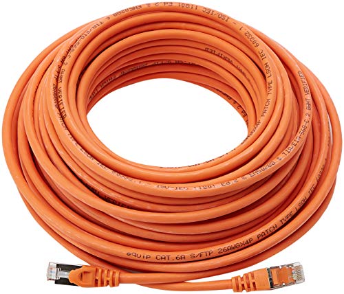 EQUIP CABLE DE RED 20 M CAT6A S/FTP (S-STP) NARANJA 606610