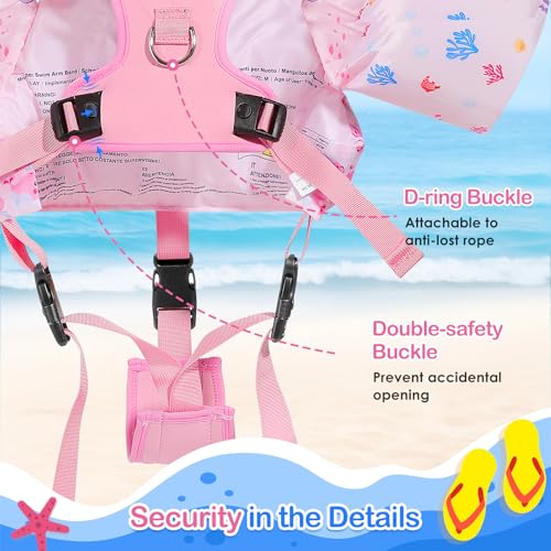 Image of MoKo Toddler Swim Vest for 20-30-50lbs, Kids Swim Arm Band