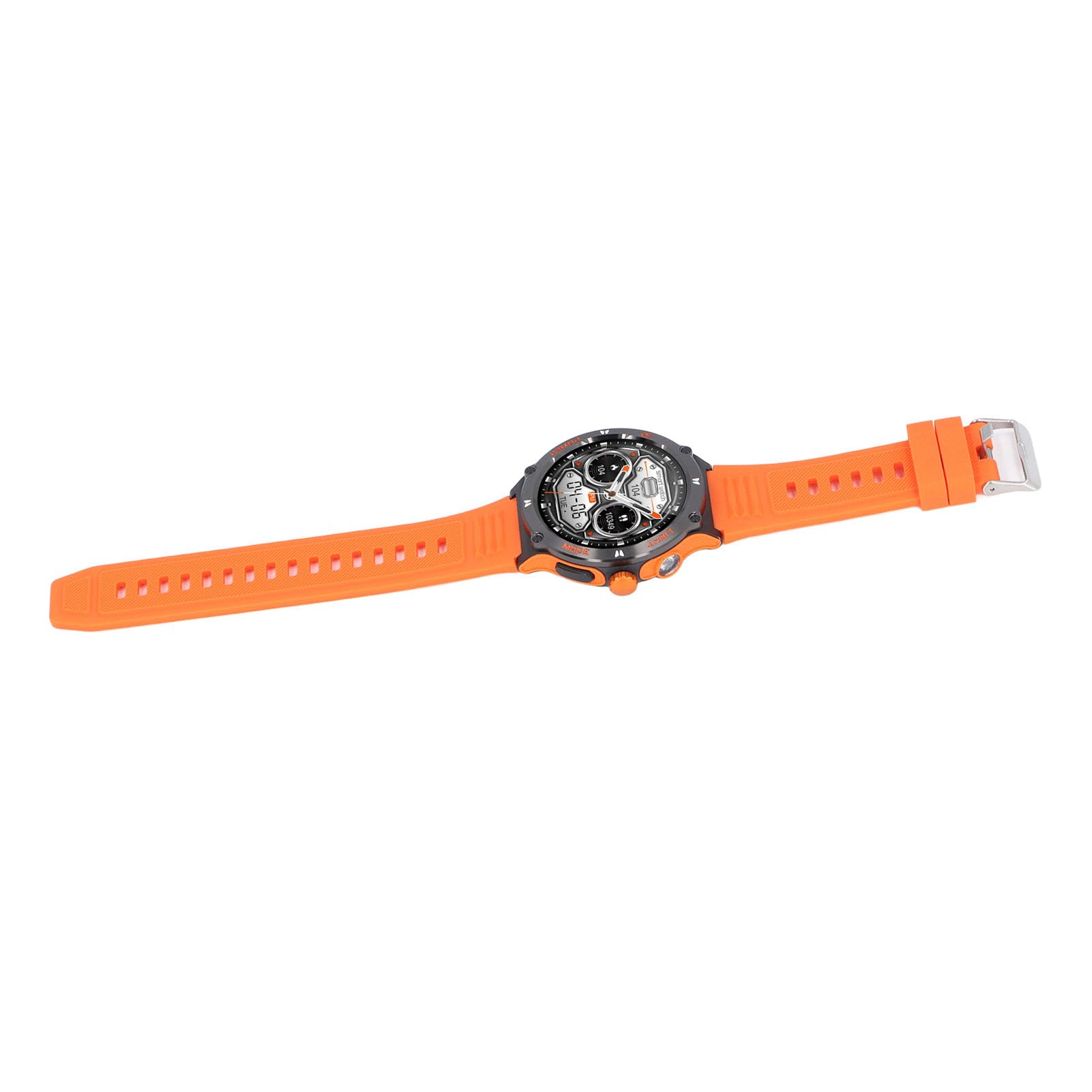 Cuifati Smart .53in con Risposta Chiamata Bluetooth per Uomo Donna (ORANGE)