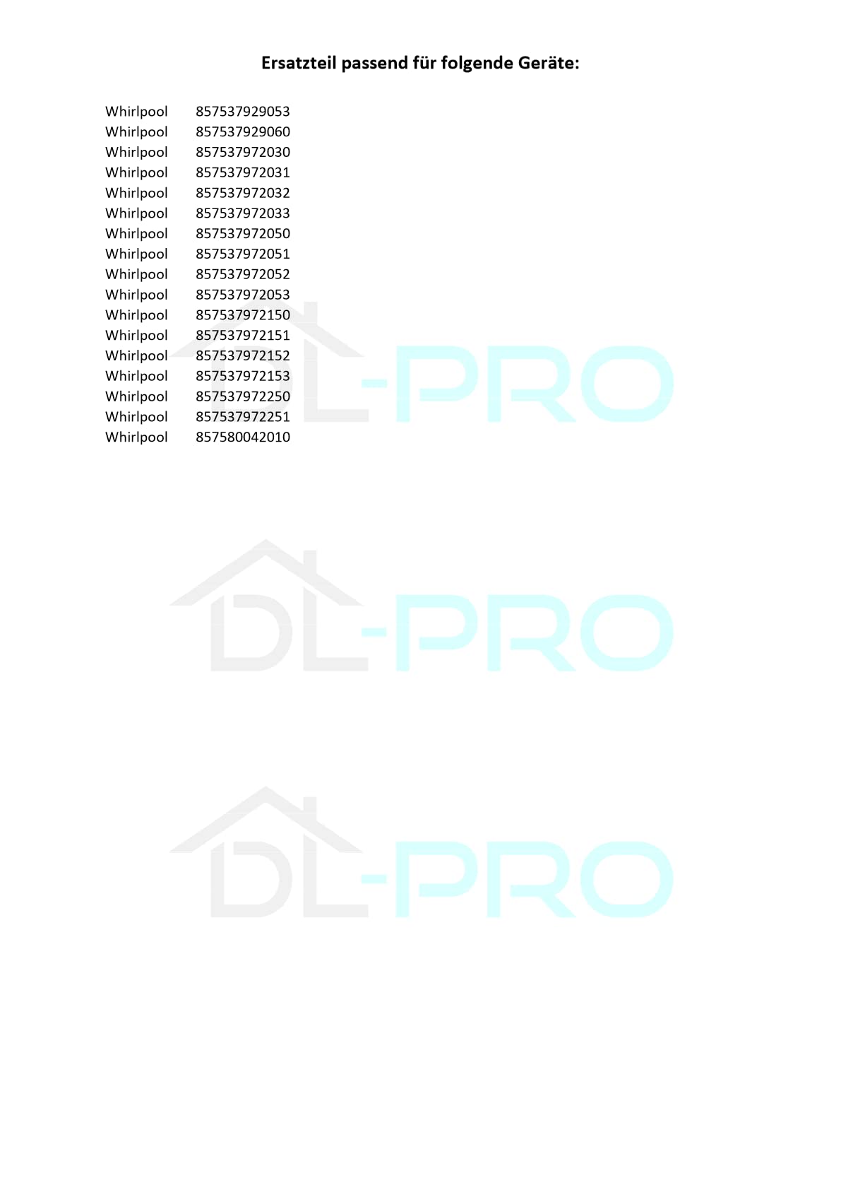 DL-pro Heizelement für Whirlpool Bauknecht 481231028307 IRCA Heizung Rippenformheizung Heizregister 2300W 230V für TRA 44KT TRAK Trockner Waschtrockner Wäschetrockner