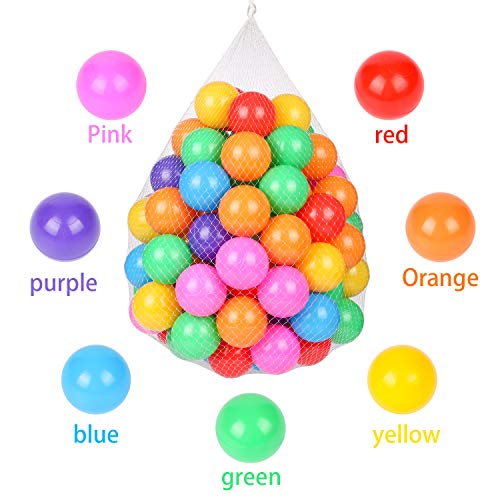 image for TrendBox 100 Ball Pit Balls Colorful Ocean Ball for Babies Kids Childr