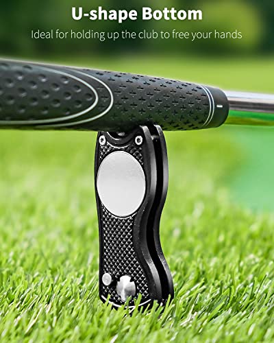 GreenHaven Foldable Metal Divot Tool