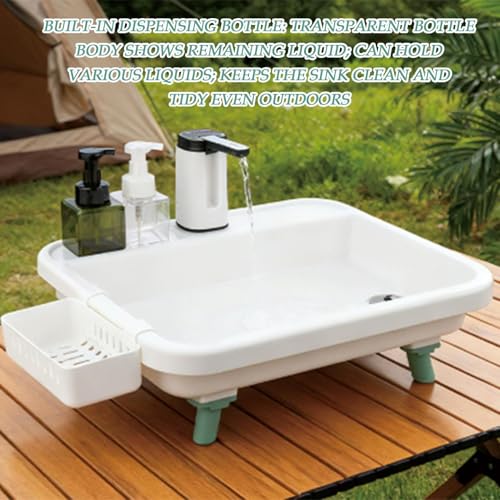Boîte de rangement câbles de bureau et lavabo portable vaisselle