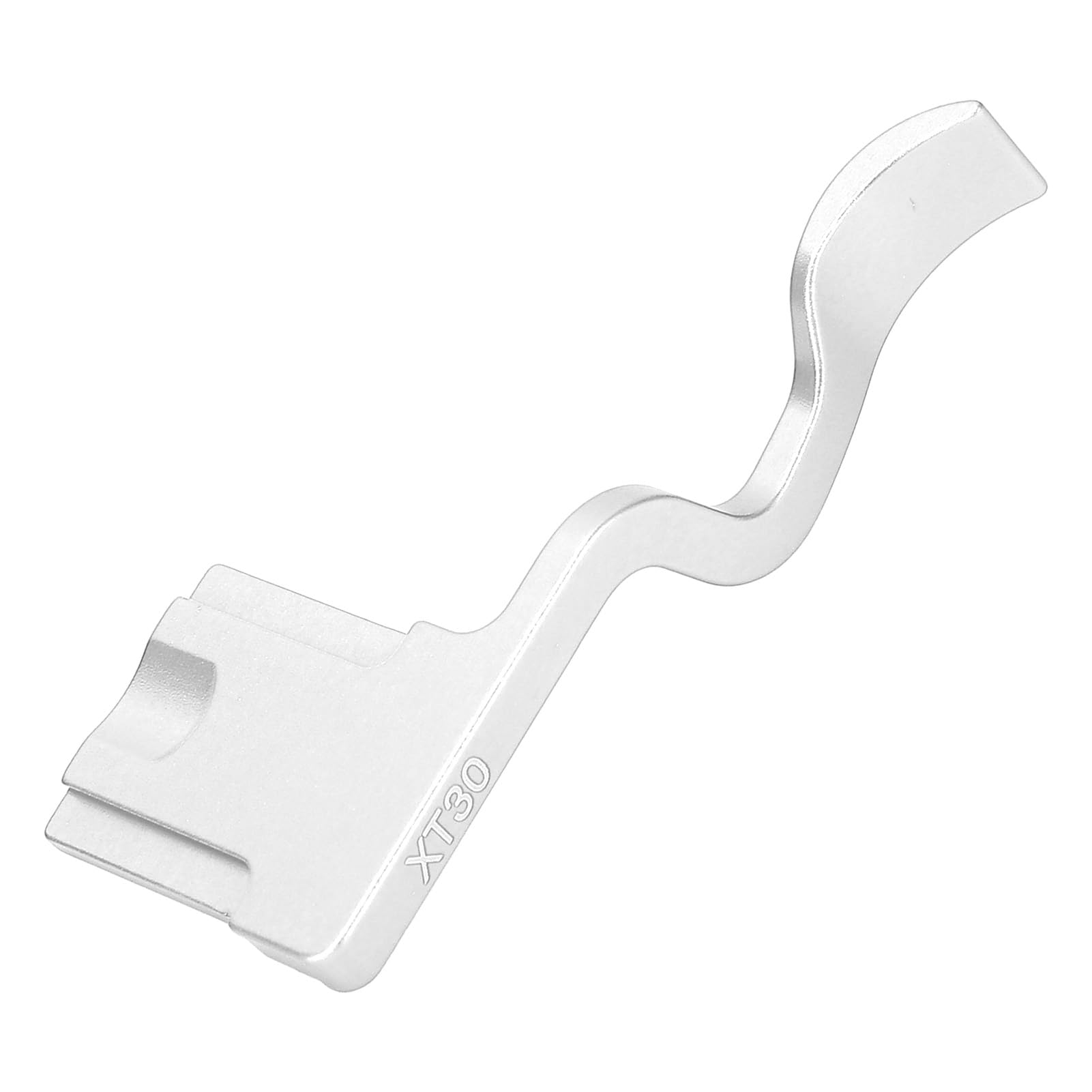 Uchwyt Kciukowy ze Stopu Aluminium CNC do Aparatu Fuji X?1 X?T2 X?T3 X?T10 X?T20 X?T30, Bezpieczne Trzymanie Gorącej Stopki, Metalowy Uchwyt do Aparatu (SILVER)