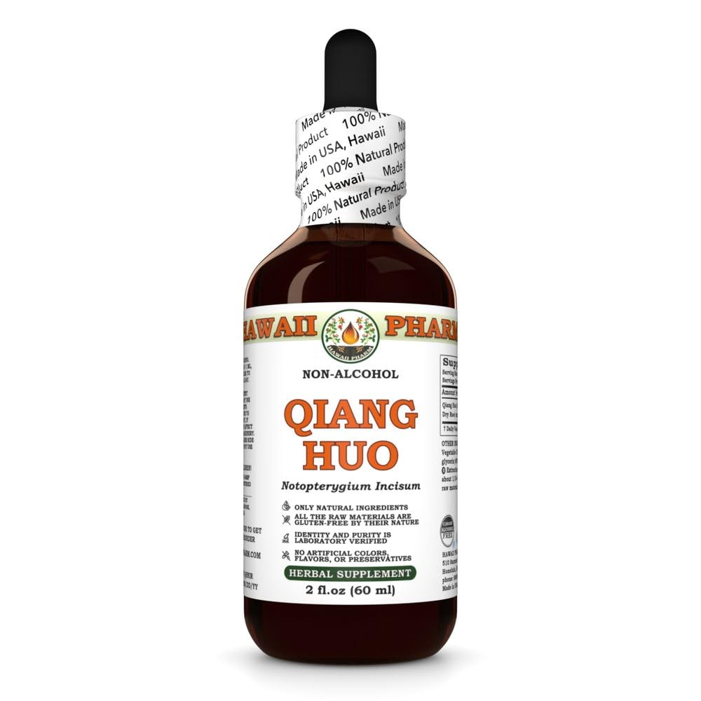 Hawaii Pharm Qiang Huo Root Alcohol-Free Extract, 2 fl oz 2 Fl Oz (Pack of 1)