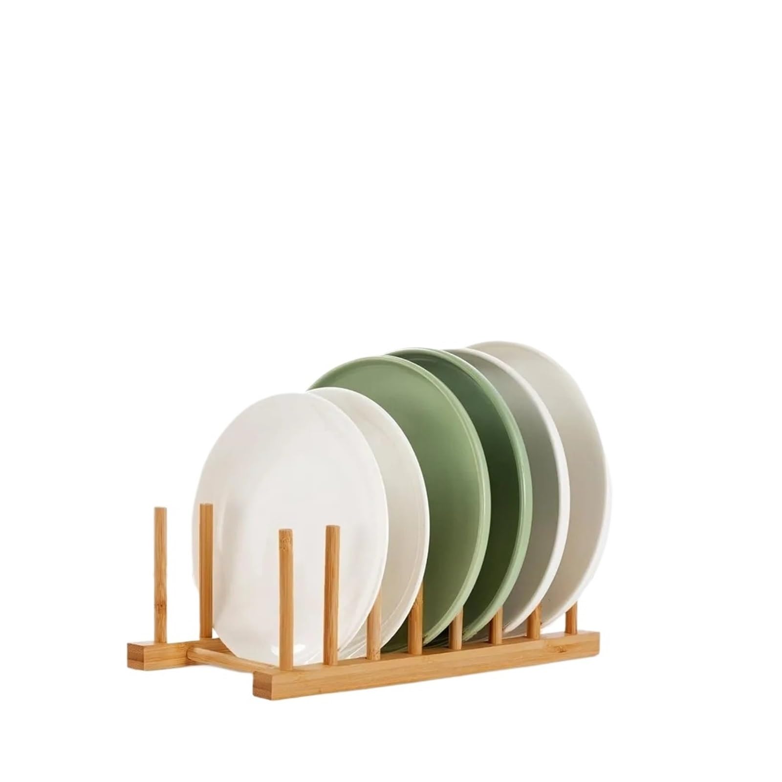 YUPLIODSX Wooden Dish Rack Dish Rack Holder Space Saving Vertical