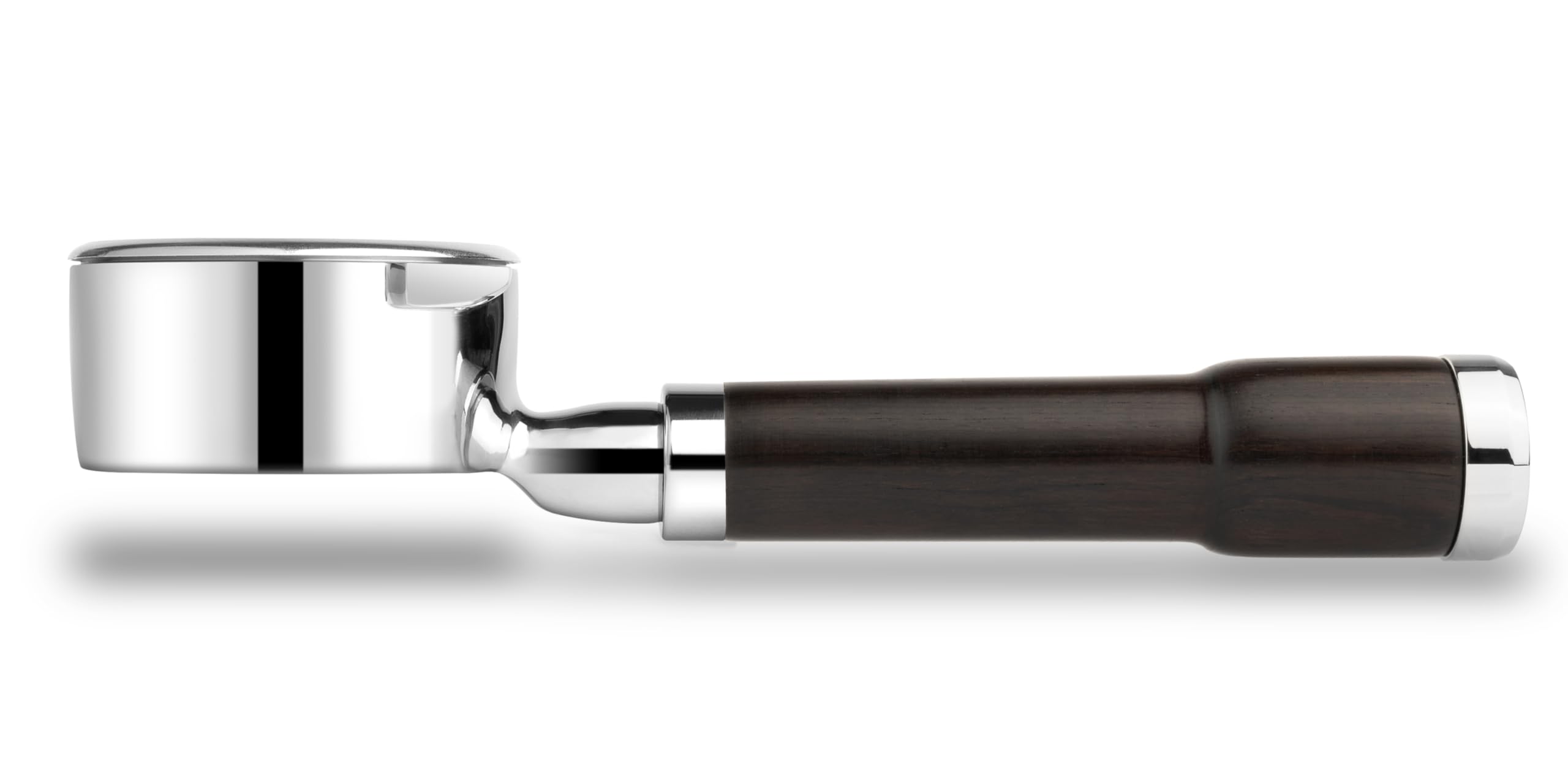 LILQ 58mm 2 Ears Portafilter Compatible with 58mm Gaggia Machines | Stable Handle | 304 Stainless Steel Head | Espresso Coffee Accessories | (Blackwood Fusion, 58mm For Gaggia)