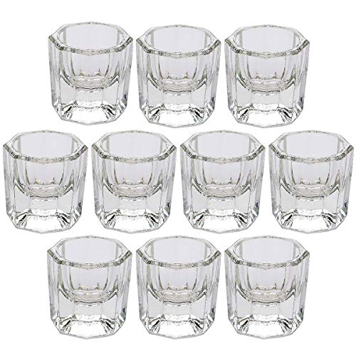 Dappen Dish para Nail Art Acrílico 4.5 oz Clear miniatura 1