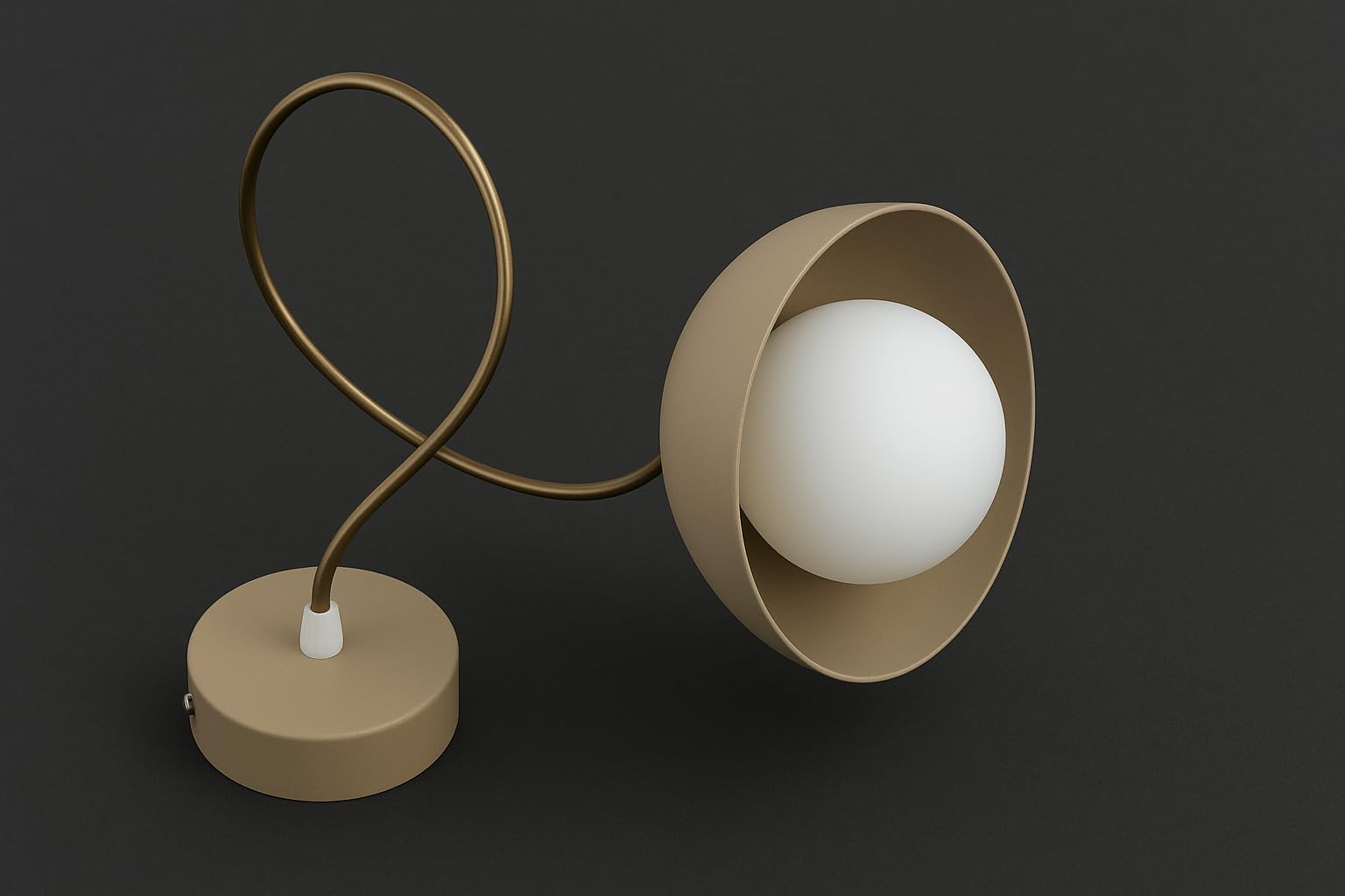 Pendellampe 3-flammig Beige – Cosmo Ecru Kaschmir Hängeleuchte aus Metall & Glas – E27 Lampen für Esszimmer oder Wohnzimmer – LED geeignet