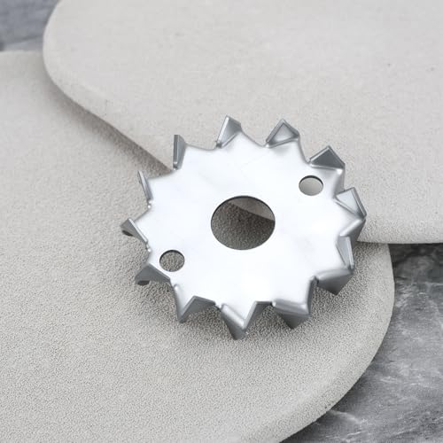 eMagTech Doppelseitige Hundezahn-Holzverbinder, 50 x 12 mm, Stahlscheiben für Balken, Balken und Holzrahmen, 20 Stück