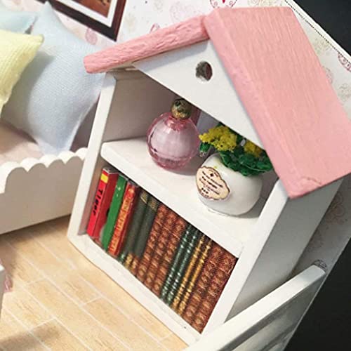 Miniatur-Puppenhaus-Bausatz, DIY-Miniatur-Zimmer-Set, DIY-Puppenhaus-Modellbausatz, Zusammengebaute Miniaturkabine Mit… – Bild 4