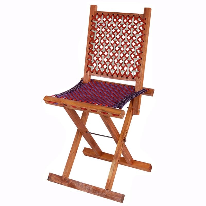 Banc en bois massif pliable | Gagnez de la place avec un siège d'appoint robuste