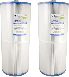 Darlly Hot Tub Filter SC702 60521 Compatible with Unicel 6CH-960 Pleatco PJW60TL-OT-F2S 2 Pack