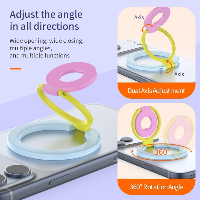 CCSmall for MagSafe Phone Grip, Magnetic Phone Ring Holder Pink image 3