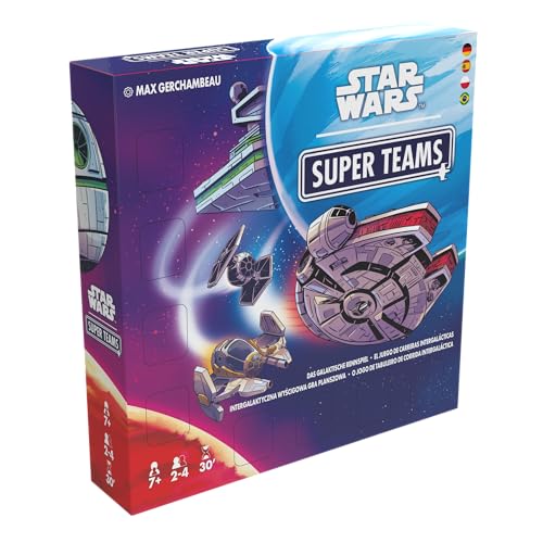 Asmodee, Star Wars Super Teams, Strategisches Familienspiel, Mehrsprachig