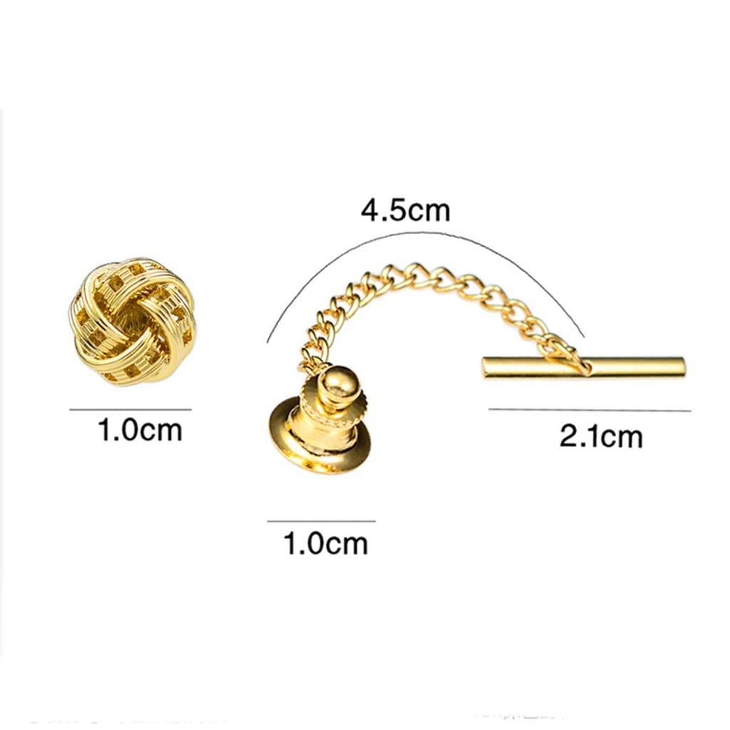 Clip de Corbata Broche Multiusos for Cuello de Camisa, Hebilla for Cuello de Traje de Hombre, Broche Trenzado de Metal, Hebilla Fija for Corbata(D_1)