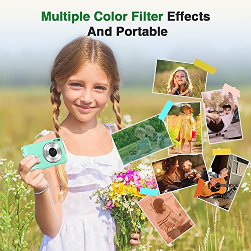 Digital Camera, Auto Focus Kids Camera,Hooruan 1080P & 44Mp Vlogging Digital Camera With 32Gb Card, 16X Digital Zoom Compact Point And Shoot Camera, Portable Mini Kids Camera For Teens Students #TOP3