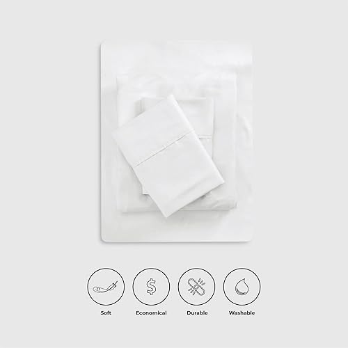 Miniatura 5 de VISI-ONE Karin Maki - Juego de sábanas de microfibra tamaño matrimonial, juego de ropa de cama de 1800 hilos, ropa de cama egipcia de lujo súper