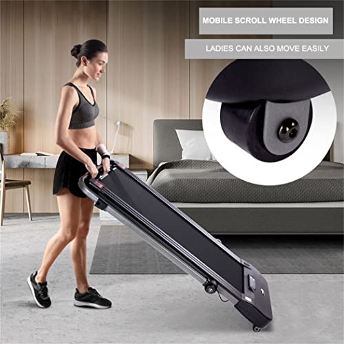 Image of Smart Walking Running Machine,2 in 1 Folding Treadmill,Widened Shock Absorption Running Belt,LED Display,for Home Office Gym
