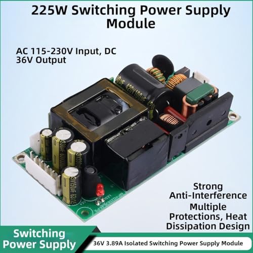 Module d'alimentation à découpage 225 W 36 V haute précision de tension continue