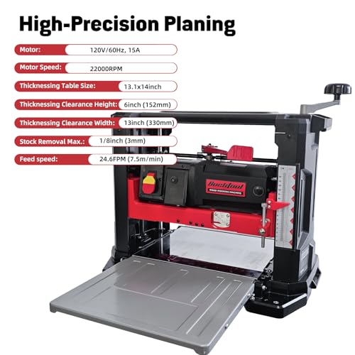 Bucktool 13-Inch 3-Blade Planer