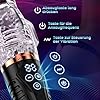 Hochfrequenz Elektrischer Masturbator Cup, 9 Vibration mit 9 Saugmodi, Sex Spielzeug für die Männer, Masturbieren für Männer solo Taschenmuschi Blowjob Penis Masturbatoren mit Vagina Pussy, Sex Toy #3