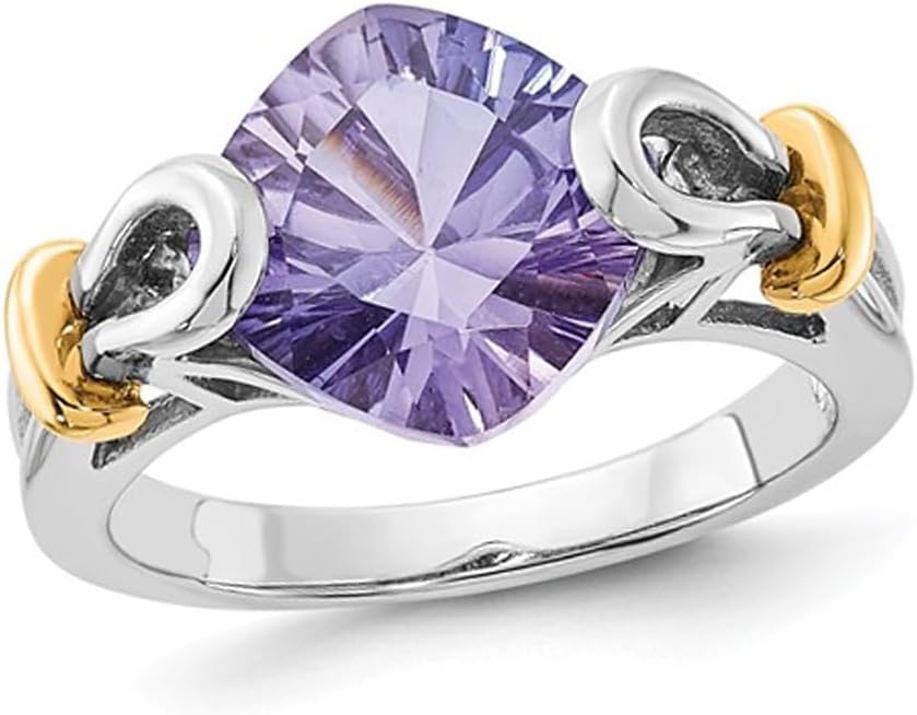 7.18 Carat (ctw) Lab-Created Blue Garnet Ring in Sterling Silver