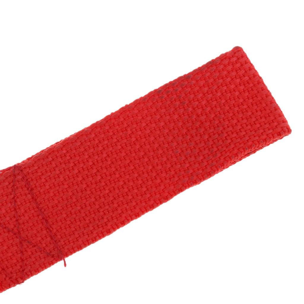 Correa Roja De Poliéster Con Gancho Del Cabrestante Winche Universal ATV Parts 8cm / 3.15 Inch