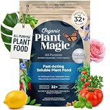Organic Plant Magic Fertilizer & Plant Food for House Plants & Garden 1/2lb
