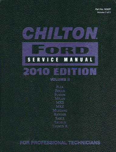 CHILTON FORD SERVICE MANUAL 2010 EDITION: only VOLUME 2 (VOLUME 2)