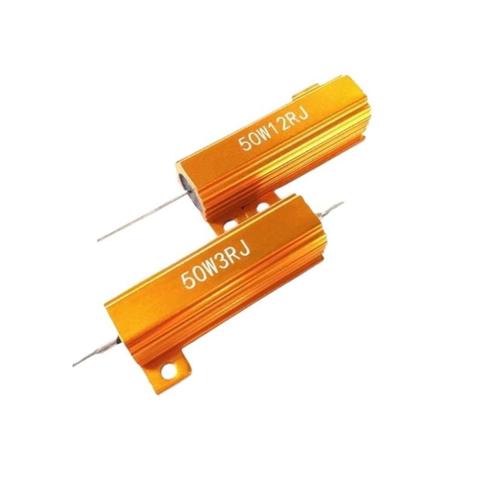 Lot de 50 résistances bobinées en aluminium RX24 50 W