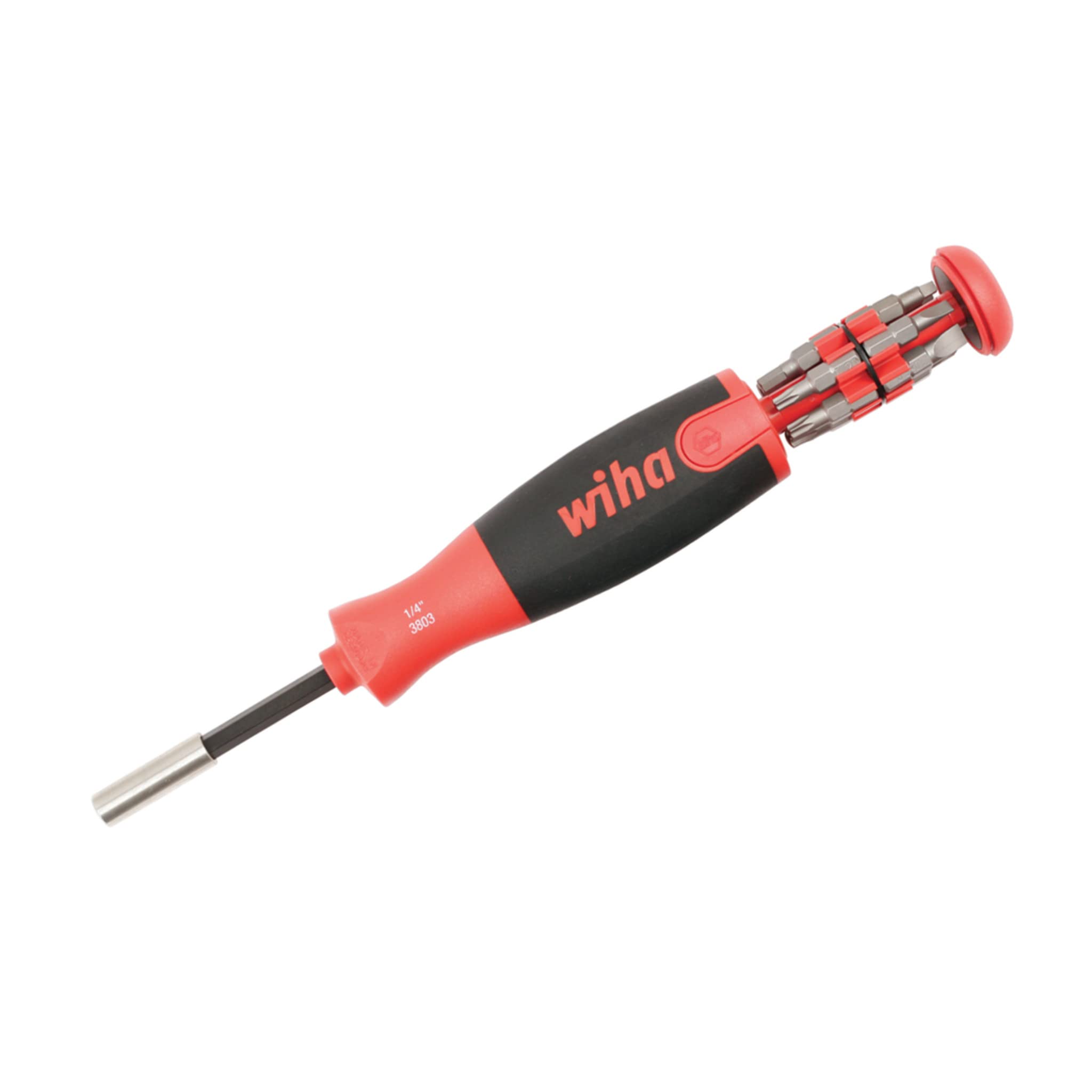Wiha 38041 pop-up à fente/carré/Phillips/hexagonale métrique/Lot de support pour embouts de tournevis Torx (13 pièces)
