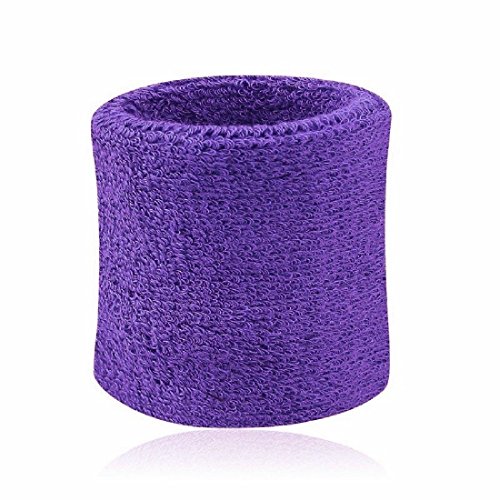 Image of Play2Fit 4 Wristband (2 Pair) Soft Sweatband for All Sport, Stretchable, Sweat Absorbent Supports Wrist Made in India (Multicolor4, 3 Inch)