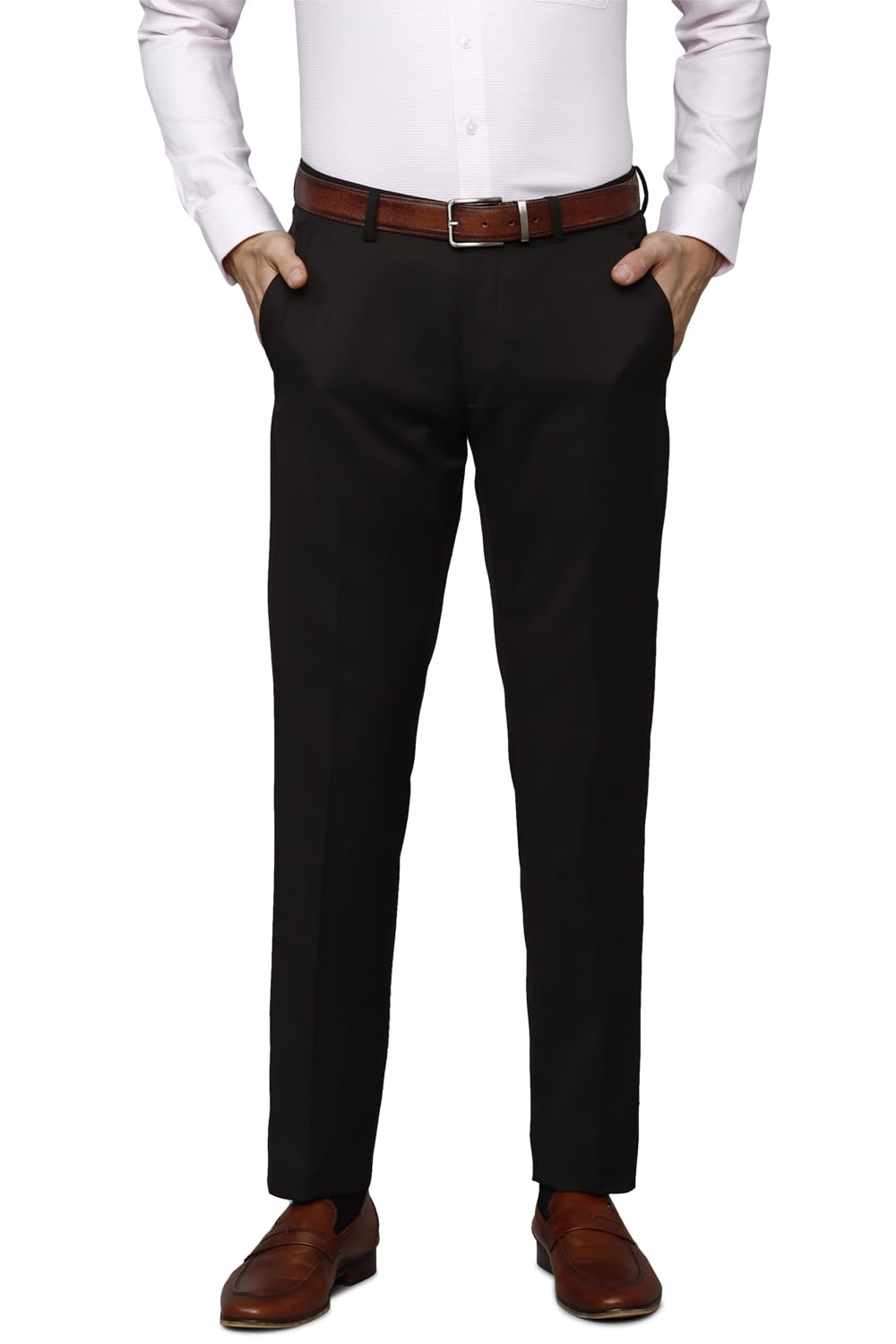 louis philippe Men's Work Regular Fit Utility Pants-picture-35