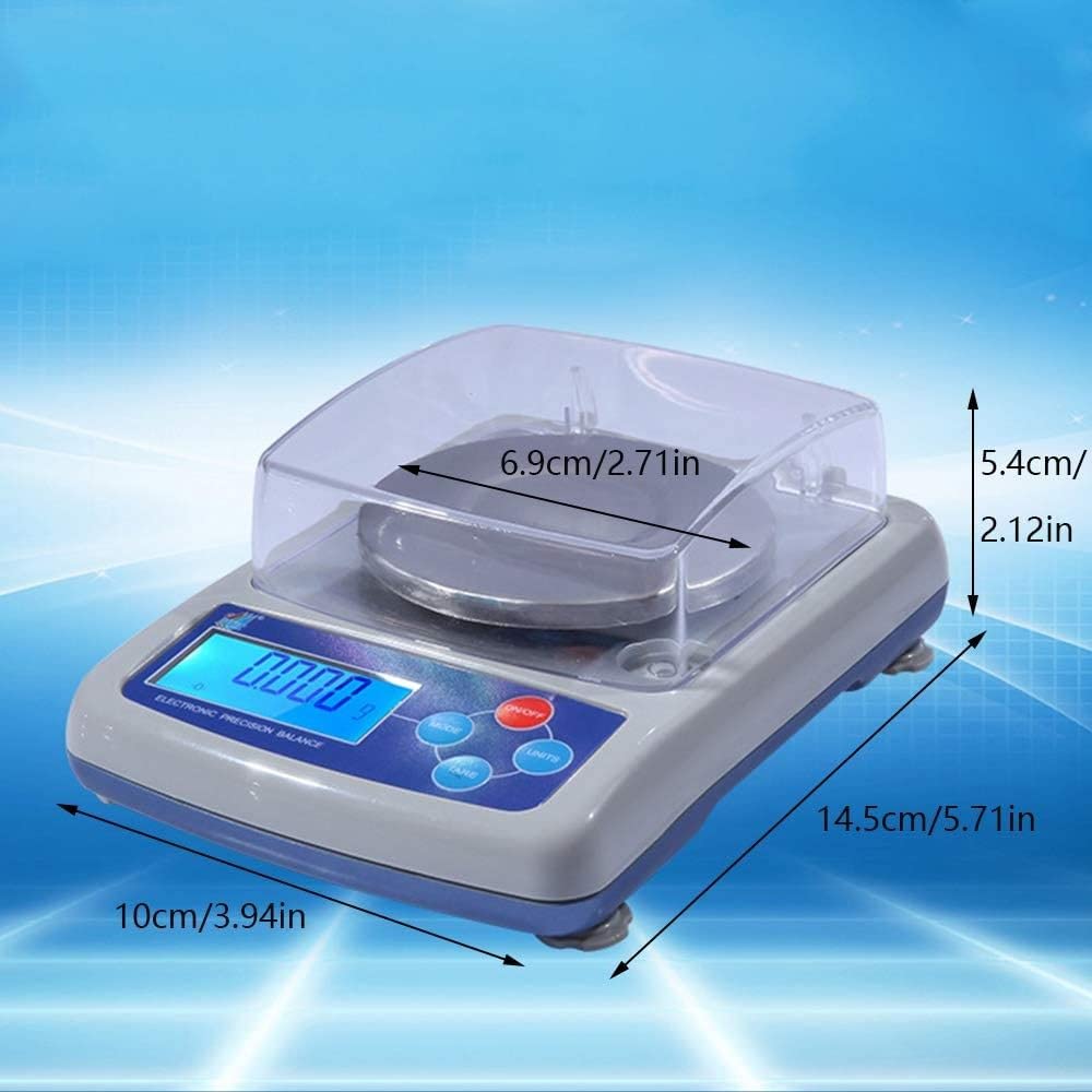 Balanza Electrónica Digital De Precisión para Laboratorio, Balanza Analítica, Balanzas De Alta Precisión para Joyería, Uso Industrial Y Conteo Científico.