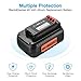 Powerextra 3.0Ah 40-Volt MAX Replacement Battery Compatible with Black&Decker LBX2040 LBX36 LBXR36 LBXR2036 40V Lithium Ion Battery