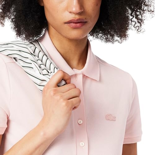 Image of Lacoste Women's Slim Fit Stretch Petit Pique Polo Dress