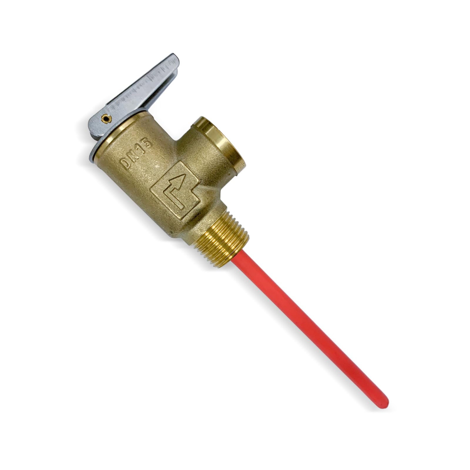 Valvola di riduzione della pressione della temperatura con filettatura NPT da 1/2", 98,9 °C, 150 PSI, per scaldabagni Atwood/Dometic, valvola di sicurezza in ottone ispessito per scaldabagni e