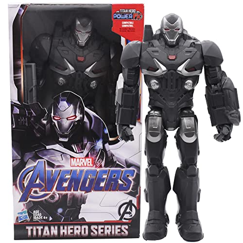 Hilloly Marvel Legends Series Figurine articulée Marvel’s War Machine, Figurine de Collection War Machine de 30 cm Modèle Statue Statue Jouets Desktop Ornements, pour Enfants à partir de 4 Ans