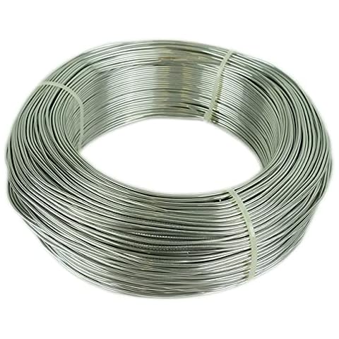 Novaliv Aluminium Wire Diameter 1.5 mm I Craft Wire Silver I Aluminium Wire Cover