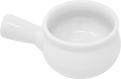 Vikko Juego de 4 cuencos de sopa con asas, 10 onzas, aptos para microondas, platos de sopa de cebolla francesa, aptos para horno, cuencos de sopa de