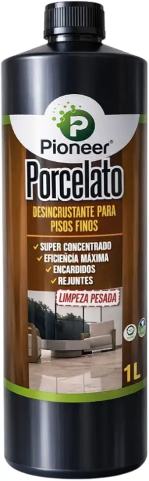 Limpa Porcelanato Limpeza Pesada 1L para Pisos Finos Uso Doméstico Remove Sujeiras do Dia a Dia