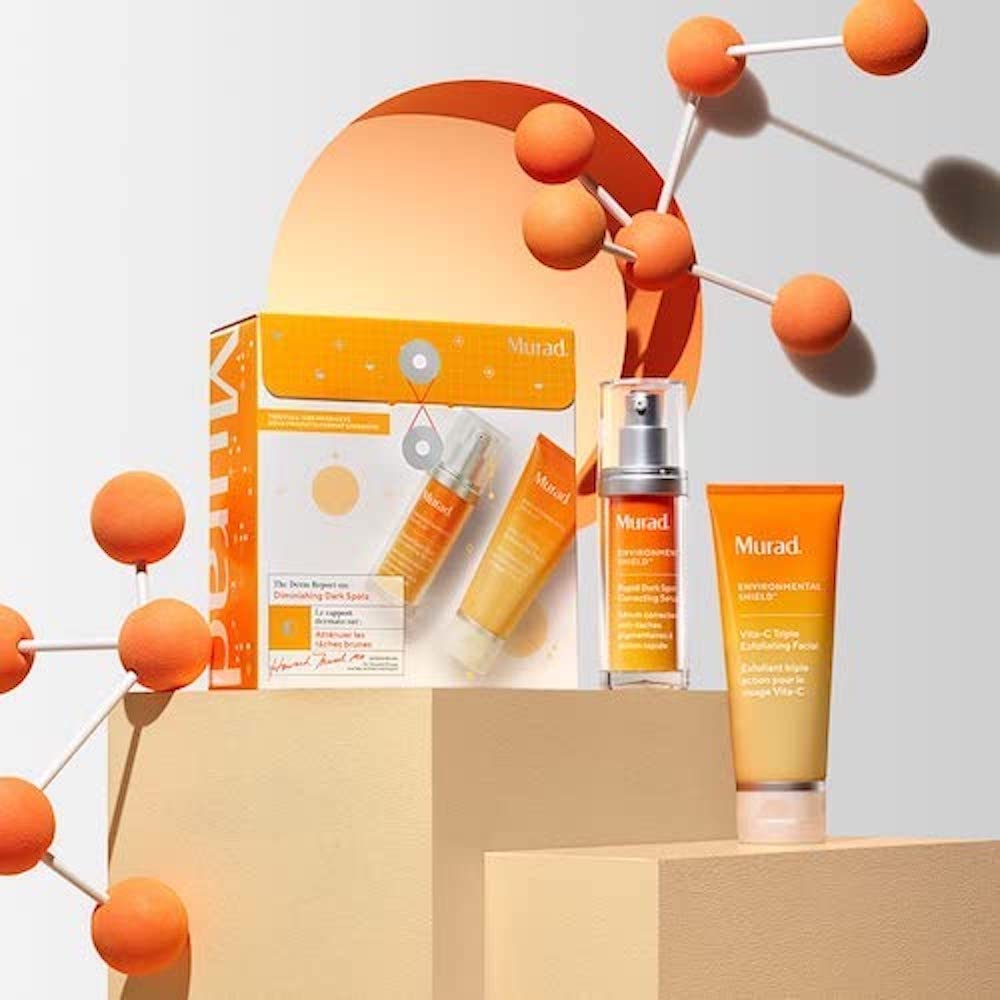 Murad Il rapporto Derm su: Macchie scure diminuenti | Regalo di Natale | Set per la cura della pelle | Set per la cura della pelle illuminante | Vale £143